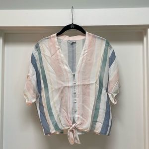 Rails Multicolor Button up Top